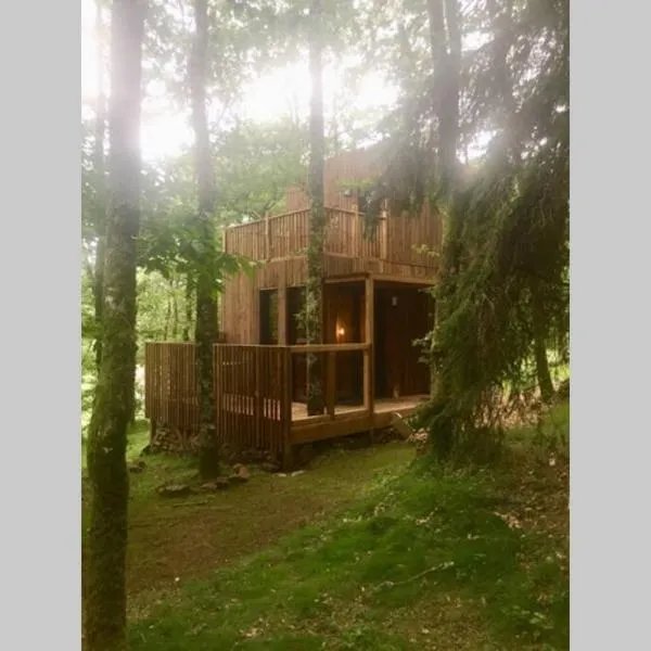 Adorable Cabane dans un espace boisé, hotell i Saint-Junien