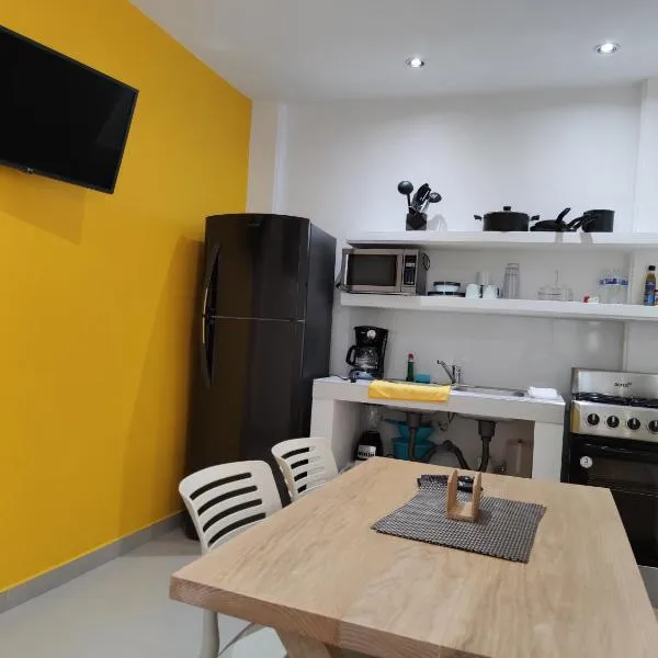 히우테펙에 위치한 호텔 Amarillo Departamento 42 M2 NUEVO.