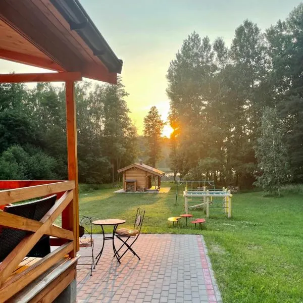 Zarasaičio ežero sodyba, hotel in Magučiai