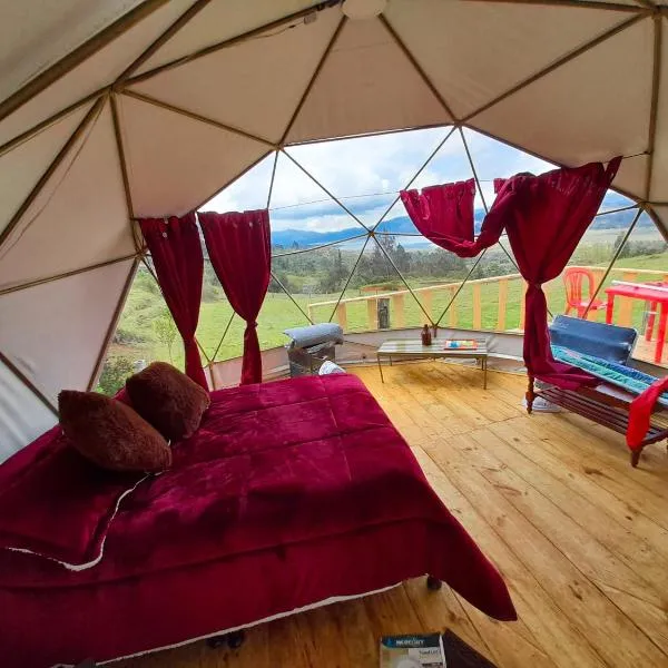 Skyline Glamping Guasca, hôtel à Guasca