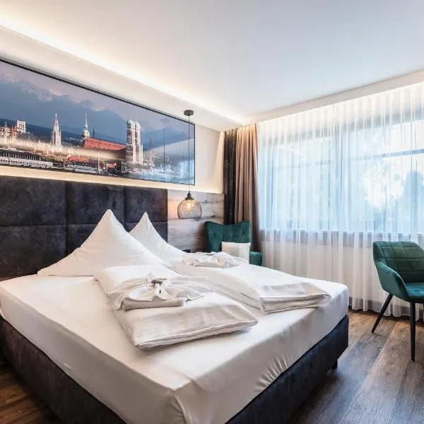 Hotel Demas München-Unterhaching، فندق في أونترهاخينج