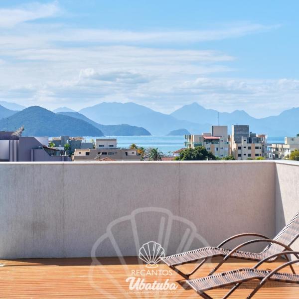 Estúdio MODERNO, com churrasqueira, Wifi, AC e Piscina, no Itaguá em Ubatuba, RECANTO 113 - Foto 2