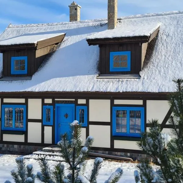 Kaszuby, dom kaszubski nad jeziorem Danielowa Dolina, hotel din Żuromino