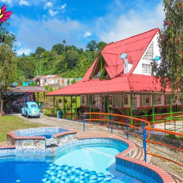 EcoHotel Colibrí Salento, hotel in Luna Park