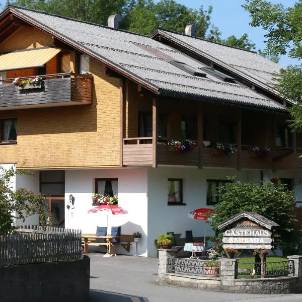 Gästehaus-Pension Barbara, hotel in Andelsbuch