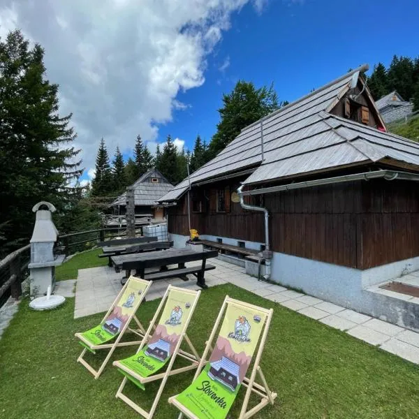 Velika planina Chalet SLOVENKA, hotel a Stahovica