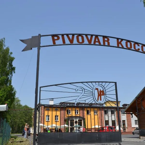 Pivovar Kocour, hotel en Horní Podluží