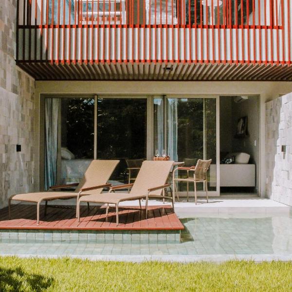 Flat Ile de Pipa Deck Molhado Maldivas by Qavi