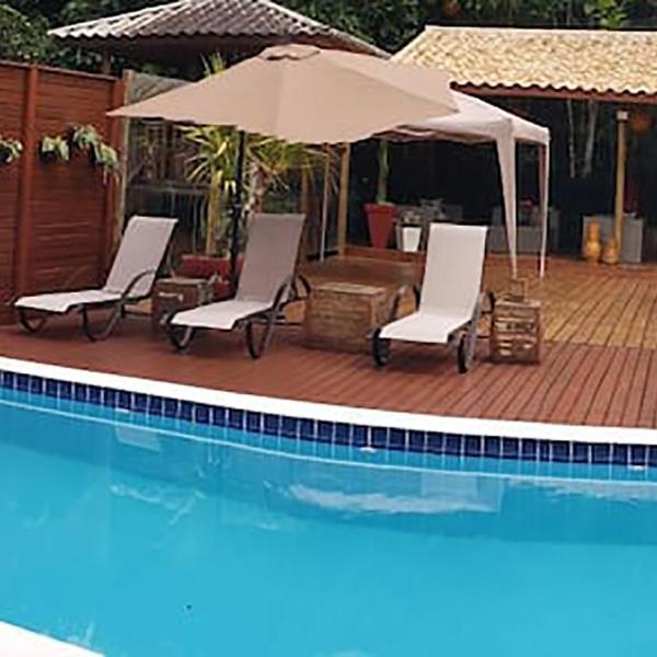 Casa com piscina e churrasqueira em Massaguaçu SP