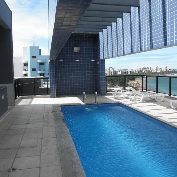NA BEIRA MAR DE PAJUCARA - EDIFICO NEO 2- APARTAMENTO COM 02 QUARTOS - POSSUI VARANDA- VISTA LATERAL DO MAR- AVENIDA DOUTOR ANTONIO GOUVEIA 1081- CONSUMO ELETRICO É PAGO No CKECK-OUT 1KWH É 1,35 REIAS -TEM TELA DE PROTEÇÃO- - Foto 4