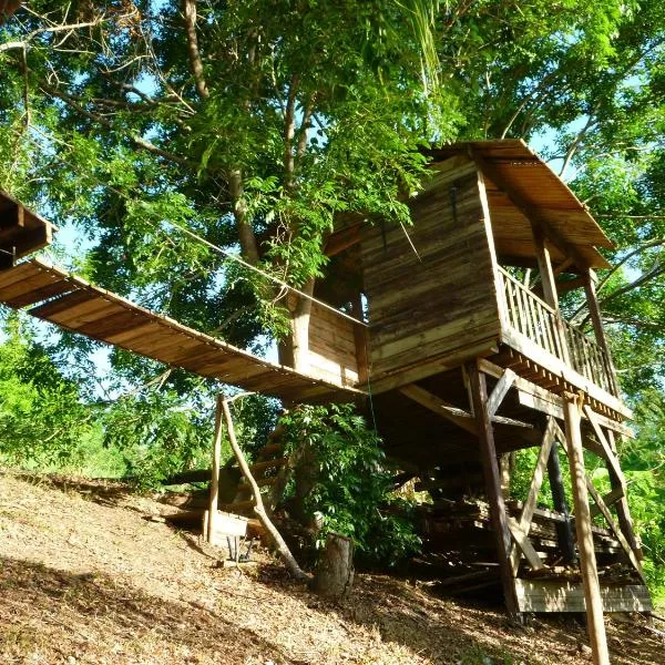 Les jardins de Cousinière, hotel Vieux-Habitants-ban