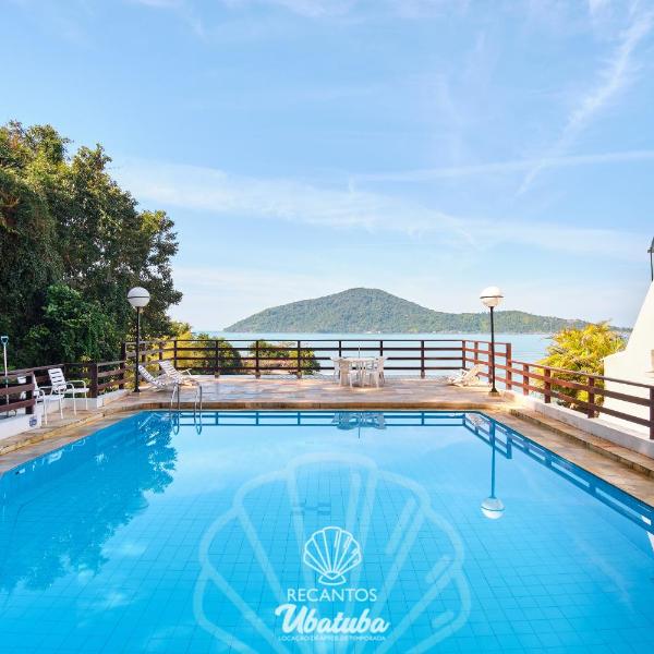 Frente pro MAR, linda VISTA, com piscina e 2 Suítes, no centro de Ubatuba, RECANTO 4 - Foto 3
