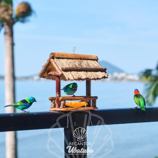 Frente pro MAR, linda VISTA, com piscina e 2 Suítes, no centro de Ubatuba, RECANTO 4 - Foto 2