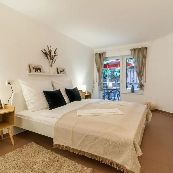 Ruhiges Apartment Ettlingen-Spessart, viešbutis mieste Etlingenas