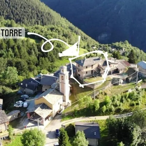 Appartmento Rustico Montagna Val Maira Castellaro、Castelmagnoのホテル