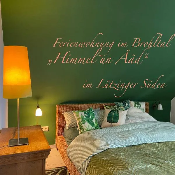 Himmel un Ääd - FeWo Brohltal Rhein Ahr Eifel Laacher See - ruhige Lage, hotel in Burgbrohl