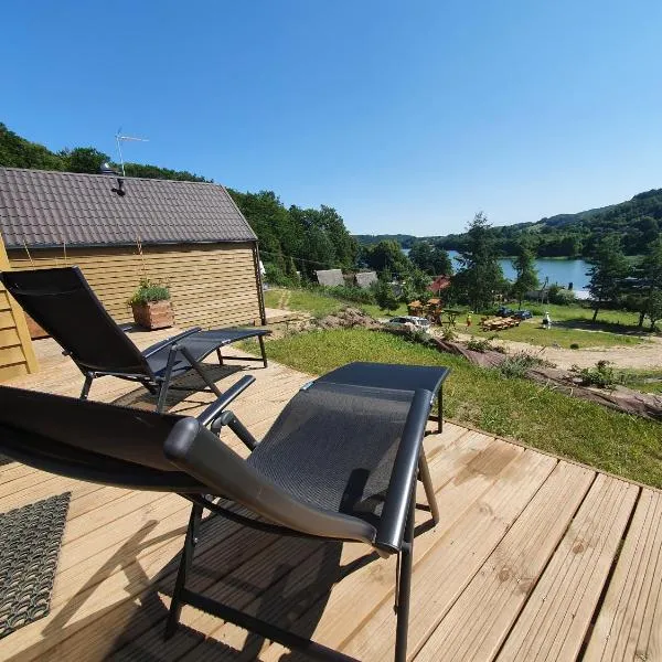 Ostrzycki Las domki nad jeziorem -balia-sauna-prywatny pomost, hotel v destinácii Pierszczewo