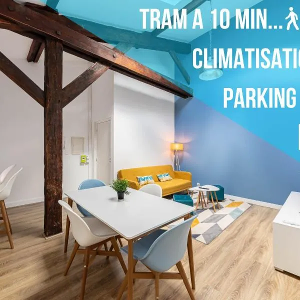 Aux portes de Bordeaux Le Loft Samba MindUrGuest – hotel w mieście Bègles