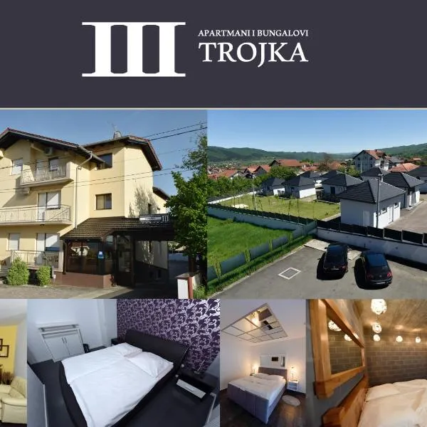 Apartmani i Bungalovi TROJKA, hotel u gradu Čelinac