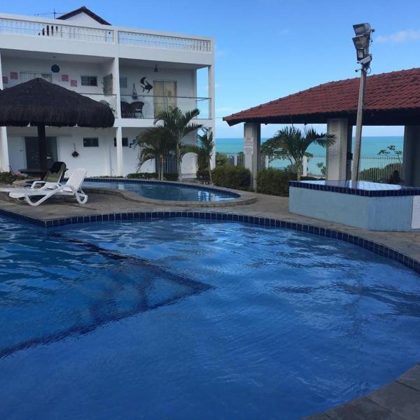 Residencial Granito e Jasmim Flat em Jacumã vista para o Mar