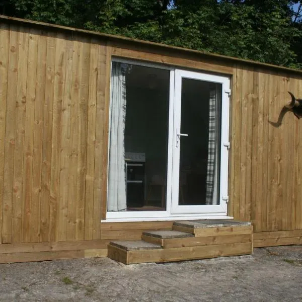 The Pines Cabin - Farm Park Stay, hotel di Pant-y-ffynnon