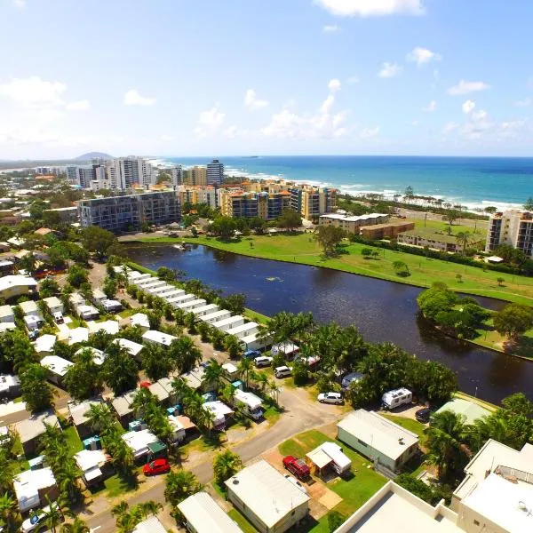 Alex Beach Cabins and Tourist Park, hotell i Alexandra Headland