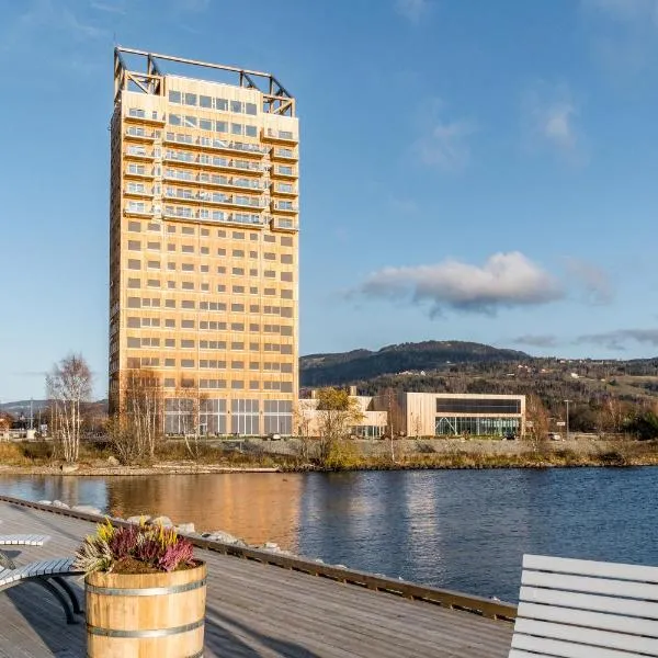 MJOS TOWER Apartment - Lovely city view, hotell i Brumunddal