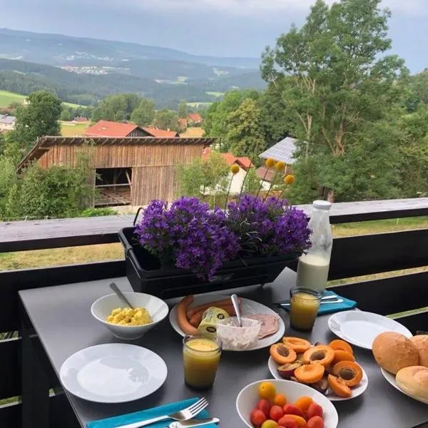 Apartment Panoramablick, hotelli kohteessa Böbrach