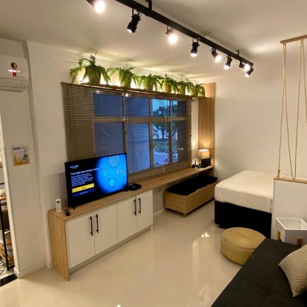 Studio moderno na avenida da praia - Boqueirão