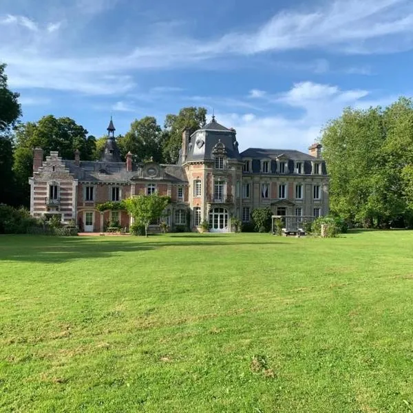 Hôtel Le château de bertreville st ouen, hotell i Criquetot-sur-Longueville