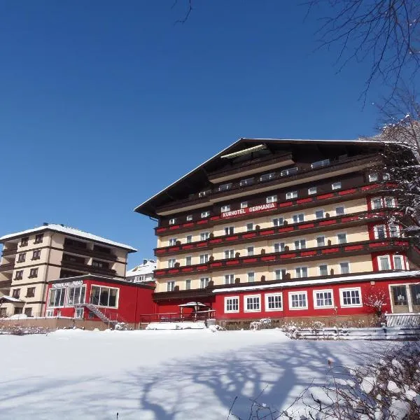 Hotel Germania Gastein - ganzjährig inklusive Alpentherme Gastein & Sommersaison inklusive Gasteiner Bergbahnen, hotel u Bad Hofgaštajnu