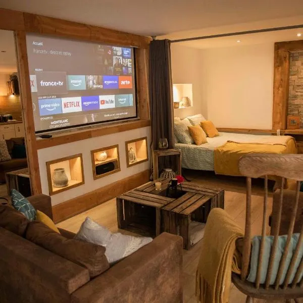 L'IDYLLIQUE - Studio Privé Sous Maison, hotel di Saint-Didier-sur-Beaujeu