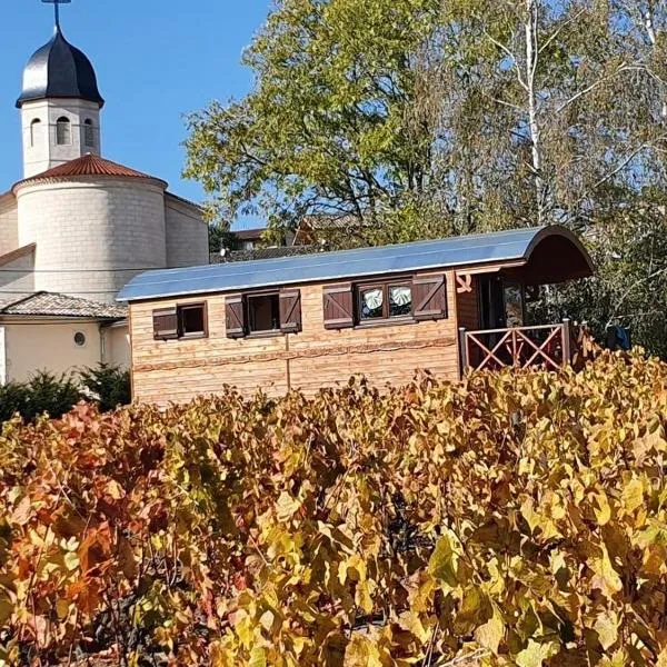 La roulotte de Chiroubles, hotel in Les Ardillats