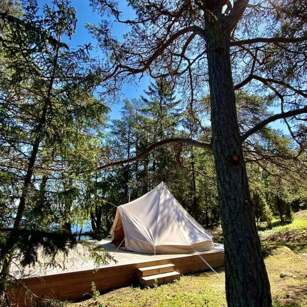 Glamping in the Trosa Archipelago: Trosa şehrinde bir otel