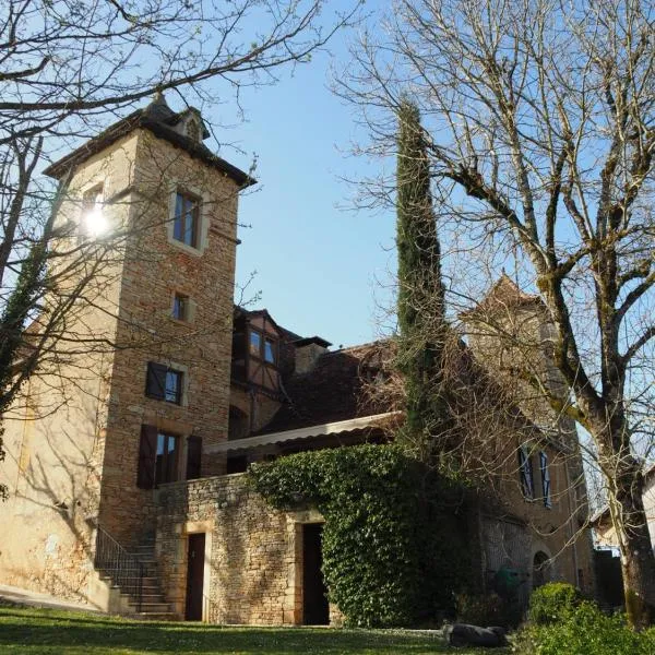 Vue sur Gindou gîte, hôtel à Lavercantière