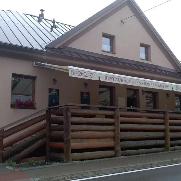 Penzion a restaurace U Maryny, ξενοδοχείο σε Bocanovice