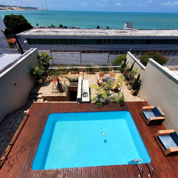 Casa Áurea! A 100 metros da areia de Ponta Negra, com vista deslumbrante do mar - Foto 4