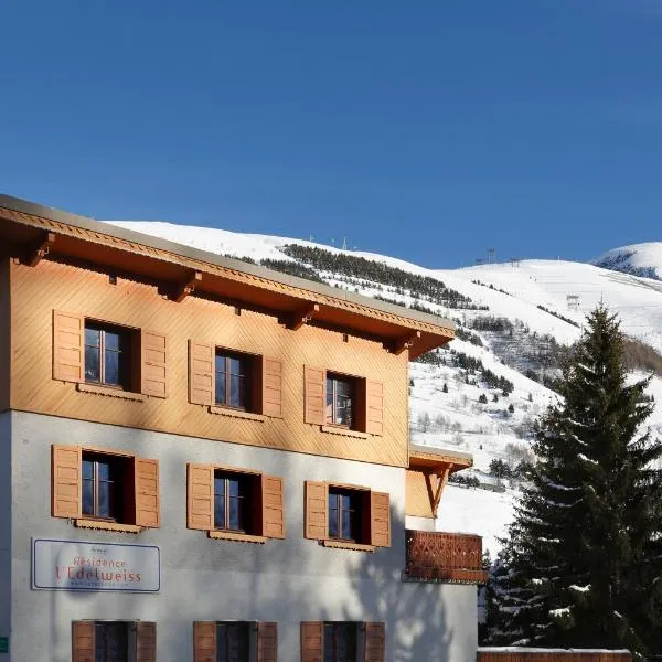 Vacancéole - Résidence L'Edelweiss, hotell i Les Deux Alpes