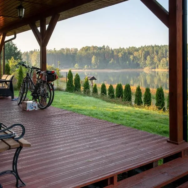 Domek nad jeziorem Kaszuby, hotell sihtkohas Dębnica Kaszubska