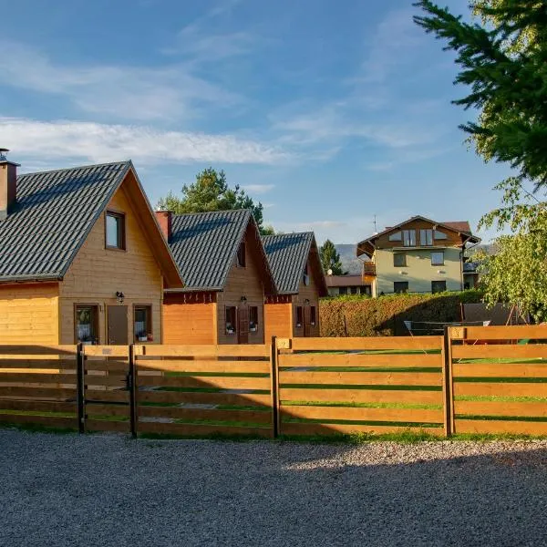 Domki nad jeziorem, hotel a Juszczyna