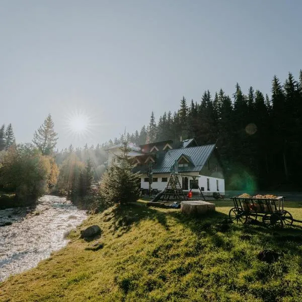 Penzion Panský dům, hotelli kohteessa Kvilda