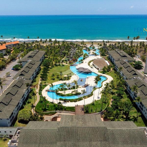 Flat ou Bangalo Luxo Beach Class Beira Mar Muro Alto