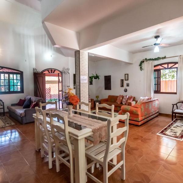 Itanhaém Casa ampla com piscina e churrasqueira a 300m da praia - Foto 5