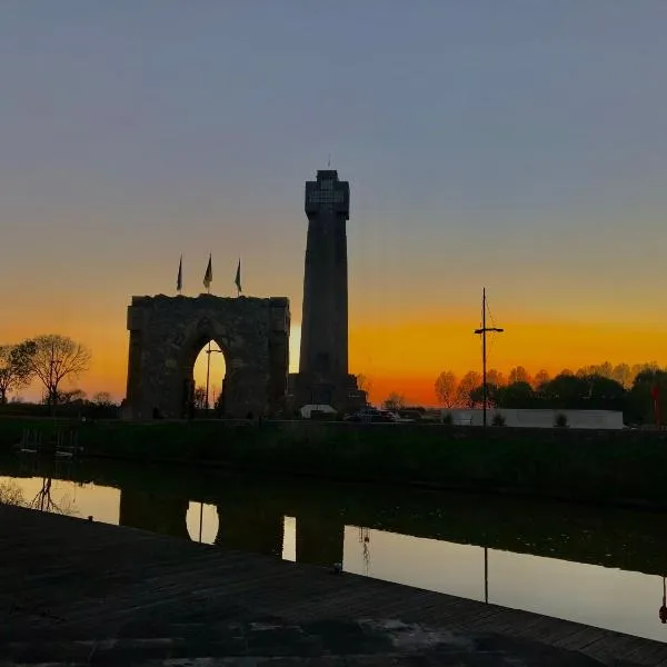 딕스뮤드에 위치한 호텔 Vakantiehuisje aan de Ijzer