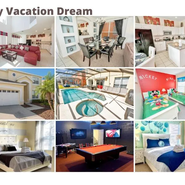 Disney Dream with Hot Tub, Pool, Xbox, Games Room, Lakeview, 10 min to Disney, Clubhouse, hotel em Johnson