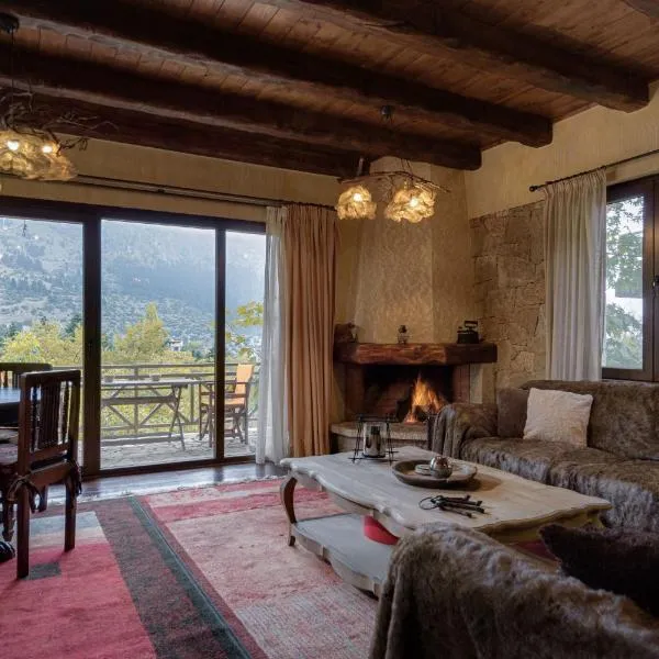 Parnassus Dreamwood Chalet, hotel v destinácii Eptalofos