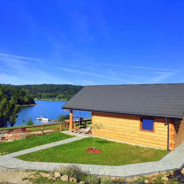 Domki Dobra Miejscówka 50 m od jeziora Solińskiego Sauna Jacuzzi 504-978-418, khách sạn ở Polańczyk