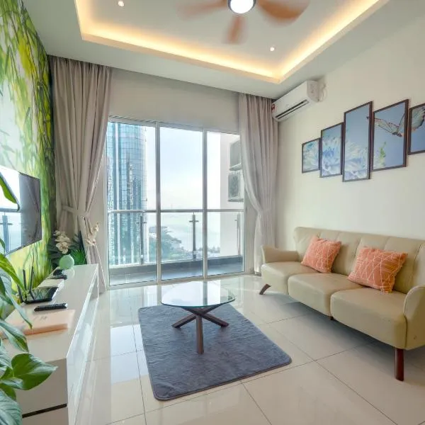 Seaview condo near RF Mall, Food Court & Free Netflix, hotel in Johor Bahru