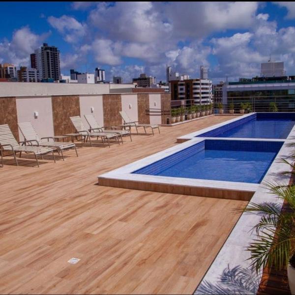 Buenos Ayres Flats, Cabo Branco 1qto cozinha completa - Foto 4