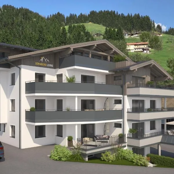 Das Neue Sonnberg Living, SKI IN-SKI OUT, hotelli kohteessa Brixen im Thale